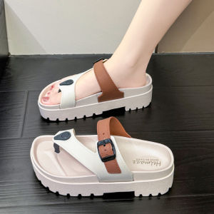 Free Shipping Spring New Collection: WomenS Flat Sandals With Buckle Straps Suitable For Indoor And Outdoor Wear Casual Beach Sandals