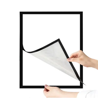 A4 Magnetik Document Sign Holder Frosted Magnetic File Frame PVC Dinding Poster Picture Notice Display Award Certificate