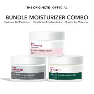 The Originote Bundle Moisturizer Combo - Hyalucera Gel Moisturizer + Cica Moisturizer + Brightening Moisturizer