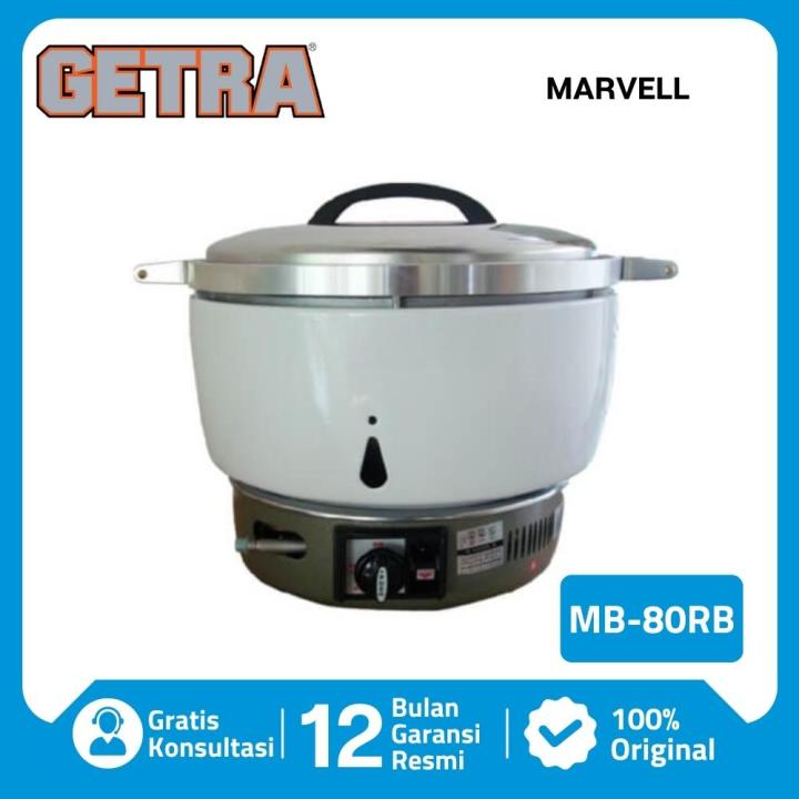 GETRA MB80R-B RICE COOKER COMMERCIAL GARANSI RESMI Pembuat Nasi