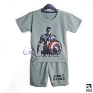 BARU SETELAN BAYI DAN ANAK LAKI LAKI 6 BULAN SAMPAI 7 TAHUN KEREN TREND KEKINIAN BAJU ANAK COWO ONE SET KAOS KAPTEN