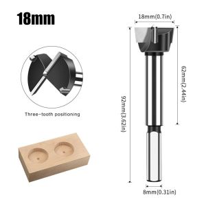 AODDO Cacbua vonfram Đầu khoan bản lề Ba răng Hợp  Máy cắt lỗ  12-22mm mũi khoan