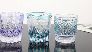xpkQ Luxury Crystal Glass Smooth Thick-walled Whisky Glass Japanese Pretty Creative Stained Tumbler Artistic Small Bar Drinkware 6B2Z9