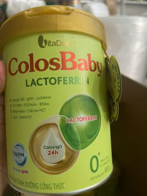 Sữa ColosBaby Lactoferrin 0+ 400G (0-12 tháng)