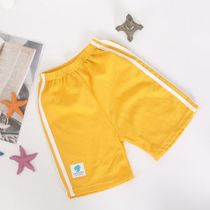 Kids High-Quality Cotton Elastic Waist Side Stripe Shorts for Boys and Girls 2-11 Years