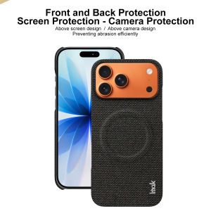 Magnetic Case For iPhone 18 Pro Max PC Hard Back Cover Shockproof Built in Magnet CA0026