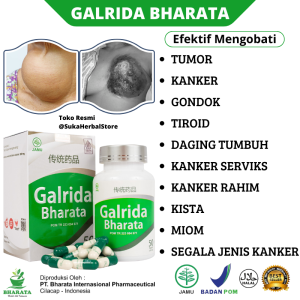 Obat Gondok dan Benjolan Di Tubuh || Galrida Bharata Original 50 Kapsul