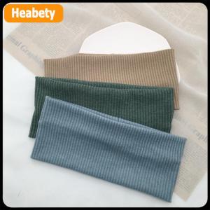 【2-3 days delivery】 New Womens Solid Wide Side Knitted Headband For Women Girls Simple Universal Solid Color Wash Face Yoga Sports Leisure Elastic Hair Bands