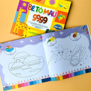Bé tô màu 9999 - Song ngữ Anh Việt cho bé từ 2 -6 tuổi