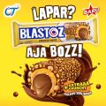 Tango Wafer Roll Blastoz Crunchy Nuts | Krim Cokelat Taburan Kacang - 24 gr (Kemasan 1 Box). 