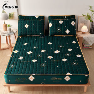 HANGDIAN(จัดส่งฟรีทั้งร้าน)พร้อมส่ง!!! ผ้าปูเตียง ผ้าปูที่นอน ผ้าปูนุ่ม ผ้าปูหน้านุ่ม กันไรฝุ่น นอนสบาย ผ้าคลุมเตียง ผ้ารองกันเปื้อนที่นอนผ้าฝ้าย สีพื้นโรงแรม สูง ระบายอากาศได้ ผ้ารองกันเปื้อนกันน้ำ ป้องกันคราบสกปรก รัดมุมรอบเตียง 360องศา คุณภาพดี นุ่มสบา