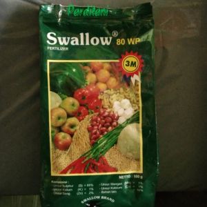 Swalllow 80wp 500 gram fungisida belerang sulfur
