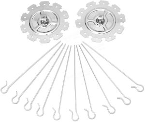 DAFIFY USU 304 stainless steel BBQ Metal Roaster Rotisserie Skewers Needle Cage Oven Kebab Maker Grill