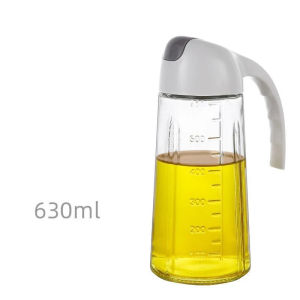 Chai Rót Dầu Ăn Tự Động 300Ml 630Ml Bình Chiết Xịt Đựng Gia Vị Nước Mắm Tương Rượu Dấm Bằng Thủy Tinh Cao Cấp Nắp Bật Mở