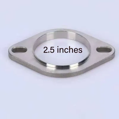 Accessories Universal Stainless Steel Exhaust Muffler Flange Exhaust Pipe Joint【Original+24hours delivery】COD