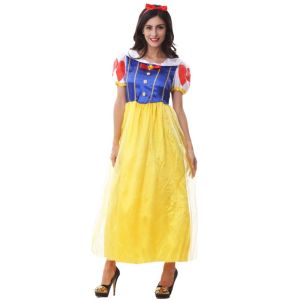 Halloween Snow White costume masquerade dress princess gown stage performance outfit skirt and bodice set