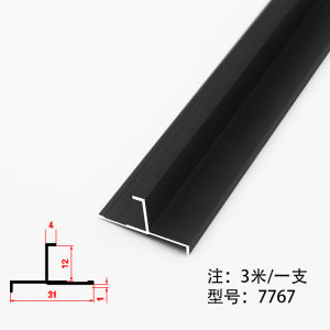 Aluminum Joint Right Angle Blank Holding Groove Begonia Corner Covered Edge Closed Angle Ceramic Tile Decorative Marble Imitation Stainless Steel