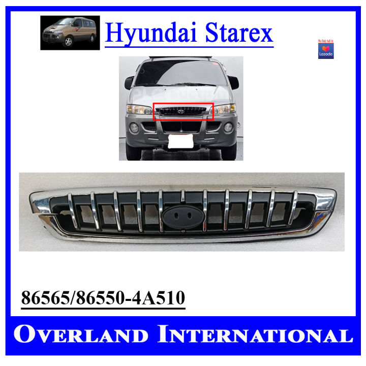 RADIATOR GRILLE PAIR, Upper/Lower Pair, Hyundai Starex Millinium Model ...