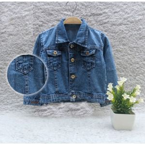JAKET JEANS ANAK PEREMPUAN VARIASI GAMBAR 3D SIZE 1-10 TAHUN I RAFAN GROSIR
