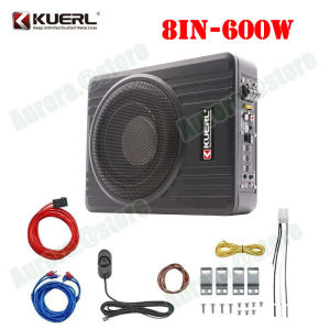 KUERL 10" Car Active Subwoofer  800w Car Audio Conversion Speaker  Undersear Car Subwoofer with Amplifier