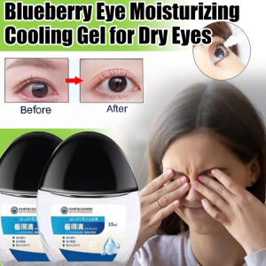 Blueberry Gel Cooling Compress Dry Eyes Relief Hydrating Eye Care Gel Soothing Moisturizing Solution for Tired Eyes