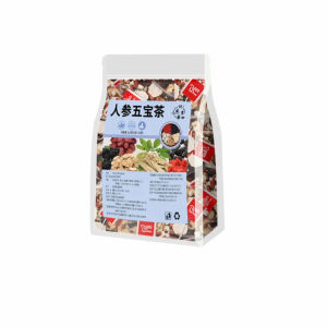 Ginseng Five Treasures Tea Bags For Men Energy Stamina Blend With Polygonum Goji Berry Natural Herbal Tea Kidney Support