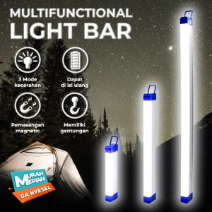 { NY ACC } Lampu LED Emergency Darurat Isi Ulang USB 20W 60W 90W Indoor Outdoor