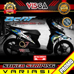 Stiker Striping Beat Esp 2016 - 2019 Variasi Shark 2 02
