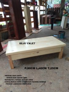 Grosir meja lesehan meja komputer full kayu jati belanda siap pakai kokoh dan tahan lama panjang 90cm lebar 40cm tinggi 25cm