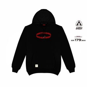 Aerostreet Hoodie Vasco Hitam Sweater Jumper CAAAA