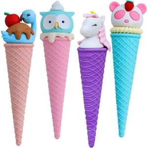 Penghapus Karakter Es Krim Lucu Imut Hapusan Ice Cream Qihao QH 8418
