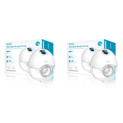 Dr.isla เครื่องปั๊มนมไฟฟ้า(4โหมด x 36เกีย)27MM เครื่องปั๊มนม แบบสวมใส่ USB แบบพกพา แฮนด์ฟรี เครื่องปั้มนมไร้สาย มาพร้อมกับถุงเก็บ-Wearable EB46 earlybird