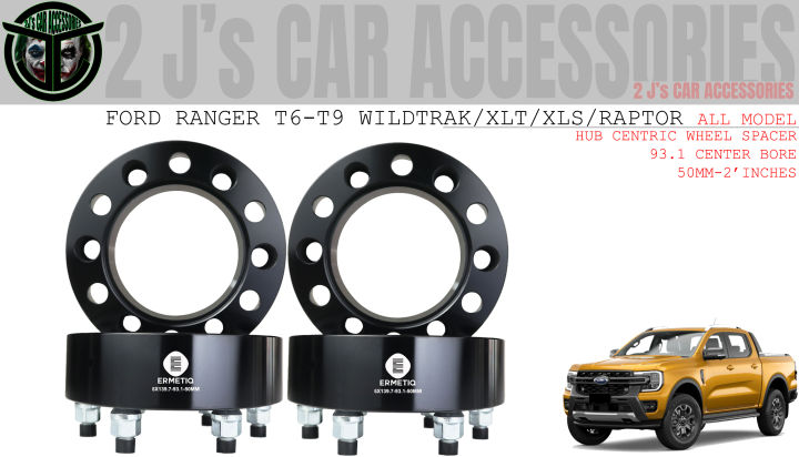 BLOXSPORT 30mm Forged Hub Centric Wheel Spacers (6x139.7, 93.1 Center) For Ford Ranger
