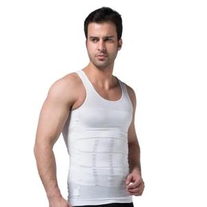 2026 Mens Slim Waist Shaper Vest T-shirt Sport Compression Underwear Body Shaper Corset Top Abdomen Slimming Shapewear Fat Burn
