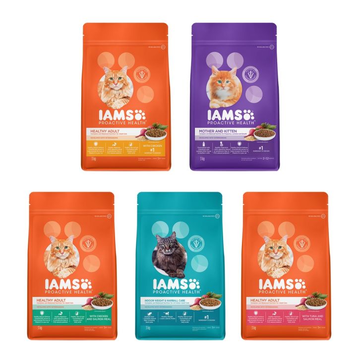 IAMS Proactive Health Cat Food Dry Food Pet Food 3kg 1KG - Main Image