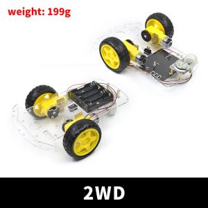 [Popular]2WD Smart Robot Car Chassis /Tracing Remote Control Two-wheel Drive Three-wheel U/ SUMOBOT Kit