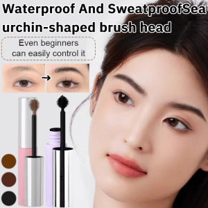 Long-Lasting Eyebrow Tint With Sea Urchin Brush Eyebrow Cream Waterproof Long-lasting And Non-removal Of Makeup