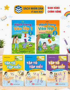 Sách - Combo 5 cuốn: Tập tô tập viết ( Giúp bé tự tin vào lớp 1 ) Và làm quen với toán - Ndbooks