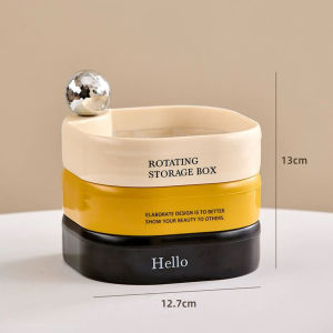 SKM Multilayer Rotatable Hairpin Earing Jewelry Storage Box HM270 Bekas Penyimpanan