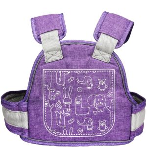 YOCKY Breathable Motorcycle Kids Safety Belt Reflective Strap Adjustable Children Motorcycle Safety Strap Universal High Strength Rear Seat Harness Electric Bikes