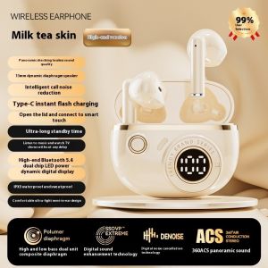 TZUZL Bluetooth 5.4 Earphone TWS Wireless Earbuds Hifi Sound Sports LED display Headset Waterproof Touch Headphones