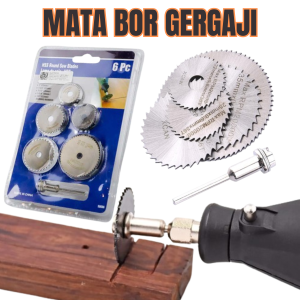 Mata Bor Gergaji Mata Bor Set Mata Bor Mini Gerinda Kayu HSS 22/25/32/35/44 mm 1Set Mata Bor Tuner