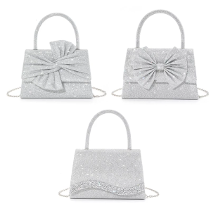 Sophisticated Evening Bag with Spacious Interior and Chain Strap Shoulder Bag Handbag for Essential at Celebrations