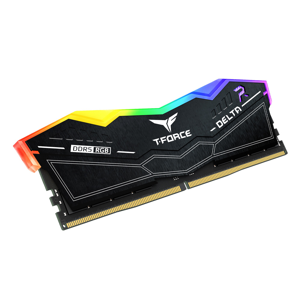 TeamGroup T-Force Delta 64GB (2x32GB) DDR5 6000MHz CL38 RGB Gaming Desktop Memory
