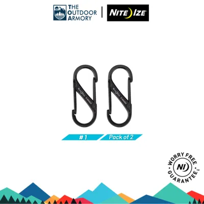 Nite Ize S-Biner Stainless Steel Dual Carabiner #1 - Pack of 2