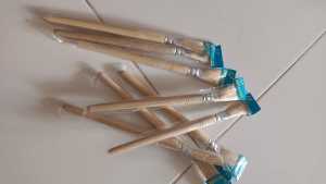 Kuas Kue gagang kayu/Kuas Oles Nastar Besar/Kuas Oles Minyak Barbeque Anti Panas Kuas Roti 1 pcs