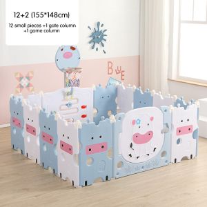 Pagar Mainan Anak Playpen CT30101 Cute Cow Playpen Pagar Pengaman Bayi
