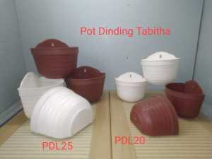 Pot bunga dinding PDL20 - PDL25/Tabitha/Plastik