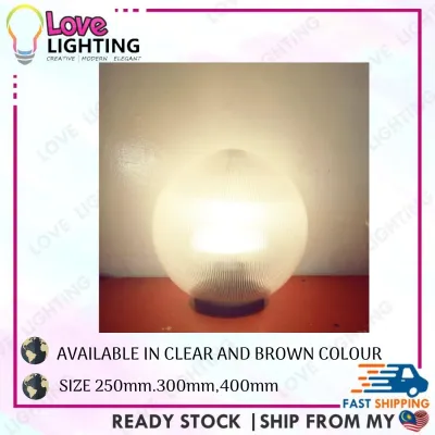 💕Lampu pagar/ Outdoor Globe lamp /Modern round gate lamp/lampu bulat💞 FAST SHIPPING!!GOOD QUALITY!!