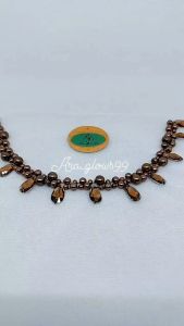 PAYET RANGKAI LEHER MUTIARA SEWAROSKY DIAMON PERMATA RESIN /TABUR /DLL/MULTIFUNGSI PREMIUM JAHIT 0043